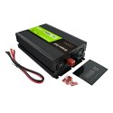 Przetwornica napięcia Green Cell PowerInverter LCD 12 V 2000W/4000W Przetwornica samochodowa z wyświetlaczem - czysty sinus