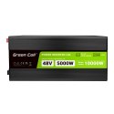 Przetwornica napięcia Green Cell PowerInverter LCD 48 V 5000W/10000W Przetwornica samochodowa z wyświetlaczem - czysty sinus