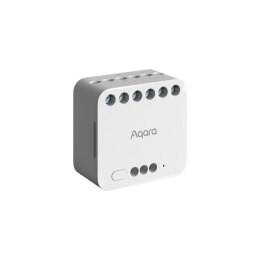 Aqara Dual Relay Module T2 | Podwójny przekaźnik | Zigbee, Apple HomeKit, Matter, Google Home, Alexa, DCM-K01 AQARA