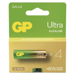 Bateria alkaliczna, AA, 1.5V, GP, blistr, 4-pack, ULTRA