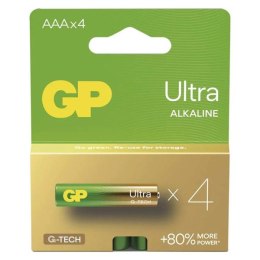 Bateria alkaliczna, AAA, 1.5V, GP, blistr, 4-pack, ULTRA