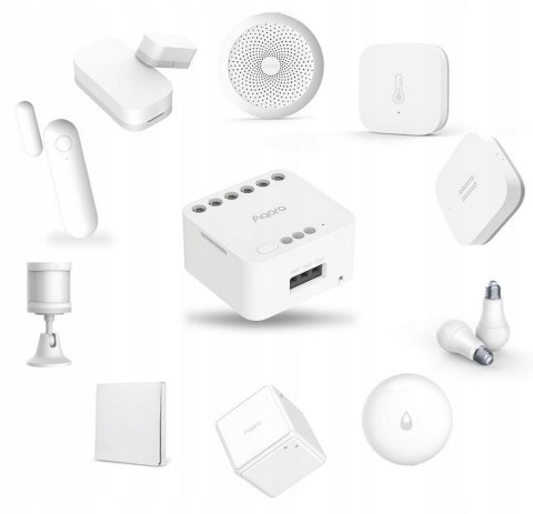 Aqara Dual Relay Module T2 | Podwójny przekaźnik | Zigbee, Apple HomeKit, Matter, Google Home, Alexa, DCM-K01 AQARA Aqara Dual Relay Module T2 | Podwójny przekaźnik | Zigbee, Apple HomeKit, Matter, Google Home, Alexa, DCM-K01 AQARA