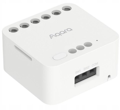 Aqara Dual Relay Module T2 | Podwójny przekaźnik | Zigbee, Apple HomeKit, Matter, Google Home, Alexa, DCM-K01 AQARA Aqara Dual Relay Module T2 | Podwójny przekaźnik | Zigbee, Apple HomeKit, Matter, Google Home, Alexa, DCM-K01 AQARA