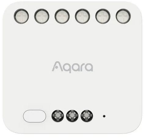 Aqara Dual Relay Module T2 | Podwójny przekaźnik | Zigbee, Apple HomeKit, Matter, Google Home, Alexa, DCM-K01 AQARA Aqara Dual Relay Module T2 | Podwójny przekaźnik | Zigbee, Apple HomeKit, Matter, Google Home, Alexa, DCM-K01 AQARA
