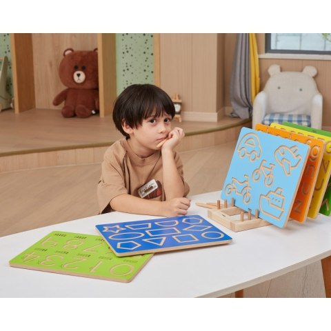 VIGA Tablica Grafomotoryczna Szlaczki Nauka Pisania Viga Toys VIGA Tablica Grafomotoryczna Szlaczki Nauka Pisania Viga Toys