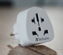 Adapter podróżny World-to-Europe WTEU-02 Verbatim, biały