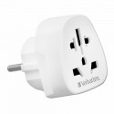 Adapter podróżny World-to-Europe WTEU-02 Verbatim, biały