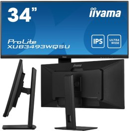 Monitor LED IIYAMA XUB3493WQSU-B5 34 cale Ultra Wide IIYAMA