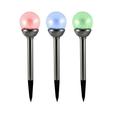 LAMPA SOLARNA KULA SL2302S MINI RGB SZKLANA CZARNA 32CM POLUX LAMPA SOLARNA KULA SL2302S MINI RGB SZKLANA CZARNA 32CM POLUX