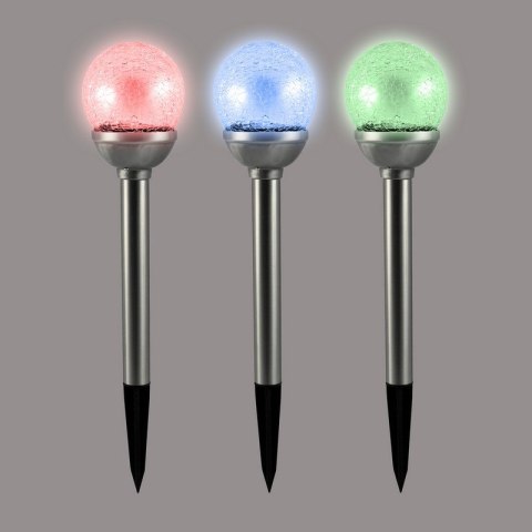 LAMPA SOLARNA KULA SL2302S MINI RGB SZKLANA CZARNA 32CM POLUX LAMPA SOLARNA KULA SL2302S MINI RGB SZKLANA CZARNA 32CM POLUX