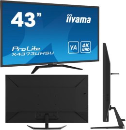 Monitor LED IIYAMA X4373UHSU-B1 43 cale VA HDMI DisplayPort USB IIYAMA