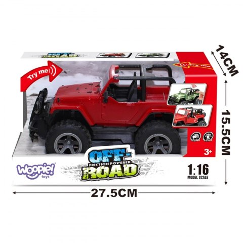 WOOPIE Jeep Auto Samochód Terenowy z Dźwiękiem i Światłem Woopie WOOPIE Jeep Auto Samochód Terenowy z Dźwiękiem i Światłem Woopie