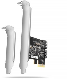 Kontroler Axagon PCES-SJ2 PCIe 2x wewnętrzny port SATA AXAGON