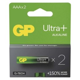 Bateria alkaliczna, AAA, 1.5V, GP, blistr, 2-pack, Ultra Plus