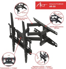 Uchwyt TV ścienny LED/LCD ART 23-60 ART