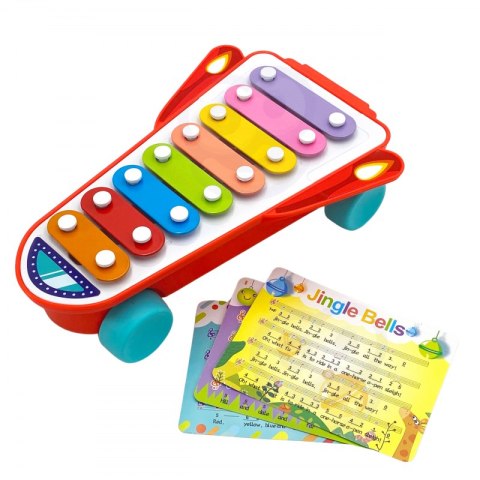 WOOPIE BABY Cymbałki Rakieta Kosmiczna Czerwona 18m+ Woopie Baby WOOPIE BABY Cymbałki Rakieta Kosmiczna Czerwona 18m+ Woopie Baby
