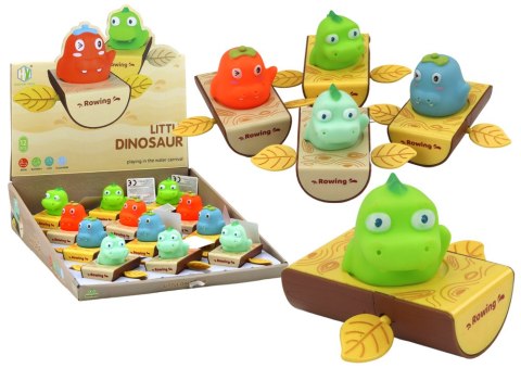 Zabawka Do Kąpieli Nakręcana Dinozaur w Łódce LEAN TOYS Zabawka Do Kąpieli Nakręcana Dinozaur w Łódce LEAN TOYS