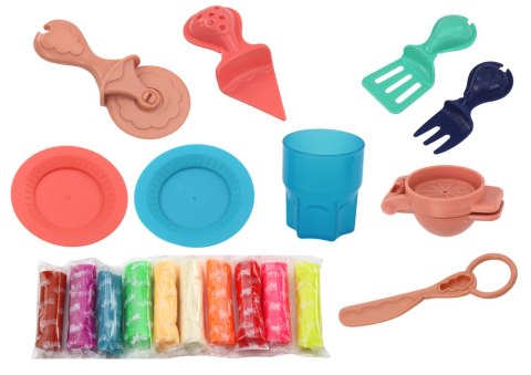 Ciastolina Owoce DIY Masa Plastyczna Zestaw Akcesoria LEAN Toys Ciastolina Owoce DIY Masa Plastyczna Zestaw Akcesoria LEAN Toys