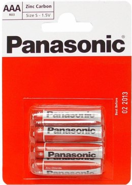 Bateria R03/4BP (AAA) PANASONIC (blister 4 szt.) PANASONIC