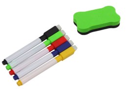 Projektor Do Rysowania Dinozaur Stolik Gry 2w1 Chińczyk Węże Zielony LEAN Toys