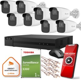 Zestaw monitoringu Hilook by Hikvision 8 kamer IP z 1TB dysku HILOOK