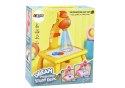 Projektor Stoliczek Do Rysowania Żyrafa Różowa Pisaki LEAN Toys