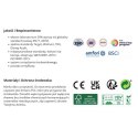 CLASSIC WORLD Tablica Edukacyjna Barometr Nauka dla Dzieci Stacja Pogodowa Wiatr Temperatura 9 el. Classic World