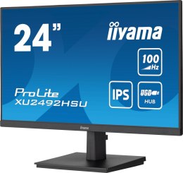 Monitor LED IIYAMA XU2492HSU-B6 24 cale Ultra Slim IPS USB + gwarancja 24/7 IIYAMA