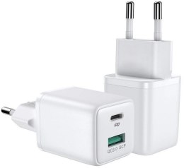 Ładowarka sieciowa Joyroom L-QP303 30W PD 3.0 QC 3.0 1x USB-C biała JOYROOM