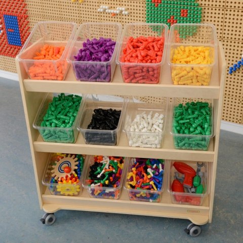 MASTERKIDZ Akrylowe Pojemniki Na Elementy Do Tablicy STEM 6 Sztuk Masterkidz MASTERKIDZ Akrylowe Pojemniki Na Elementy Do Tablicy STEM 6 Sztuk Masterkidz