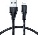 KABEL USB-A / Lightning Joyroom S-UL012A11 120cm 2.4A W OPLOCIE CZARNY JOYROOM