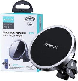 UCHWYT SAMOCHODOWY MAGNETYCZNY ŁADOWARKA INDUKCYJNA Joyroom JR-ZS240 Qi 15W MagSafe Apple Iphone JOYROOM