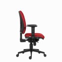 Powerton Ergonomiczny fotel biurowy Hana, Czerwony