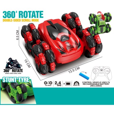 WOOPIE Zdalnie Sterowane Auto RC Akrobata Rotacja 360 z Pilotem 2,4 GHz Woopie WOOPIE Zdalnie Sterowane Auto RC Akrobata Rotacja 360 z Pilotem 2,4 GHz Woopie
