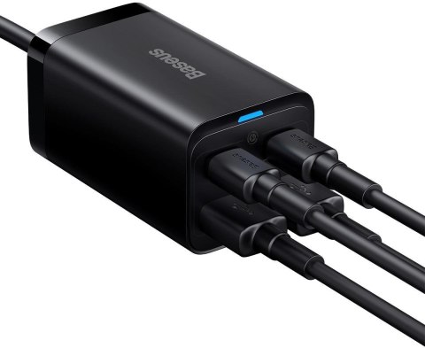 ŁADOWARKA SIECIOWA Baseus GaN 3 Pro Desktop Charger CCGP040101 65W 2x USB-A 2x USB-C PD 3.0 QC 4.0 BASEUS ŁADOWARKA SIECIOWA Baseus GaN 3 Pro Desktop Charger CCGP040101 65W 2x USB-A 2x USB-C PD 3.0 QC 4.0 BASEUS