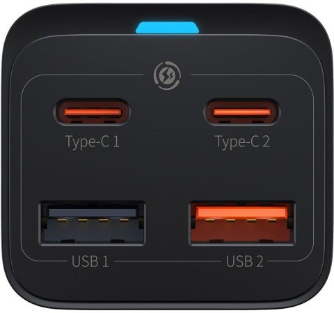 ŁADOWARKA SIECIOWA Baseus GaN 3 Pro Desktop Charger CCGP040101 65W 2x USB-A 2x USB-C PD 3.0 QC 4.0 BASEUS ŁADOWARKA SIECIOWA Baseus GaN 3 Pro Desktop Charger CCGP040101 65W 2x USB-A 2x USB-C PD 3.0 QC 4.0 BASEUS