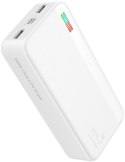 Powerbank Joyroom Dazzling Series JR-T018 30000mAh 12W 2.4A 2x USB-A biały JOYROOM