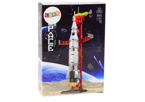 Zestaw Klocków Konstrukcyjnych Statek Kosmiczny Kosmos Rakieta 93 ele. LEAN TOYS Zestaw Klocków Konstrukcyjnych Statek Kosmiczny Kosmos Rakieta 93 ele. LEAN TOYS