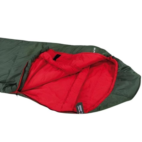 Śpiwór High Peak Black Arrow Eco 220x80x50 cm zielono-czerwony 23230 Śpiwór High Peak Black Arrow Eco 220x80x50 cm zielono-czerwony 23230