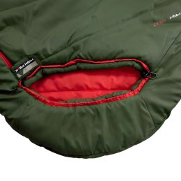 Śpiwór High Peak Pak 1000 Eco 220x80x50 cm zielono-czerwony 23251