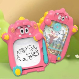 WOOPIE Znikopis Tablica Magnetyczna 2w1 Gra Zręcznościowa Pinball Flipper Różowa Woopie