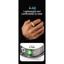 Smart RING złota, pomiar ciśnienia, tętno, monitorowanie snu, 11", Powerton