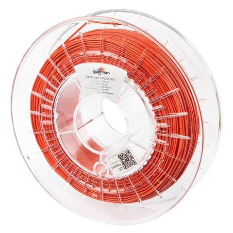 Spectrum 3D filament, S-Flex 90A, 1,75mm, 500g, 80258, lion orange