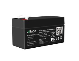 Akumulator AGM Voltage 12V 1.2Ah VE12-1.2 VOLTAGE