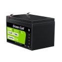 Green Cell CUBE Akumulator LiFePO4 10Ah 12.8V 128Wh Litowo-Żelazowo-Fosforanowy do zasilania i oświetlenia awaryjnego, central