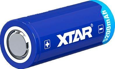 Akumulator 26650 Li-Ion 3,7V Xtar 5200mAh Bluetooth BT (1 szt.) z zabezpieczeniem XTAR Akumulator 26650 Li-Ion 3,7V Xtar 5200mAh Bluetooth BT (1 szt.) z zabezpieczeniem XTAR