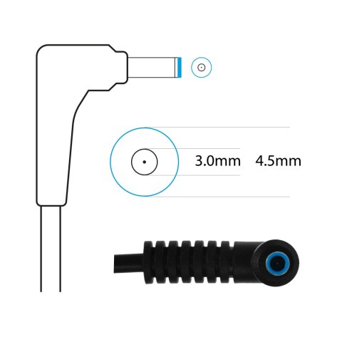 Zasilacz Ładowarka RDY 19.5V 3.33A 65W do HP 250 G2 G3 G4 G5 15-R 15-R100NW 15-R101NW 15-R104NW 15-R233NW 15-R253NW