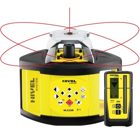 NIWELATOR LASEROWY NL520R DIGITAL + STATYW SJJ1 + ŁATA LS-24 NIVEL NIWELATOR LASEROWY NL520R DIGITAL + STATYW SJJ1 + ŁATA LS-24 NIVEL