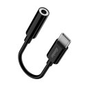 USB/Audio USB C (M) - Jack (3,5mm) F, stereo, czarna, Genius ACC-C100