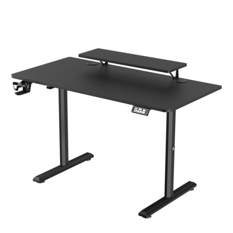 Biurko, elektycznie regulowany, 120X60 cm, 72-117 cm, HIGHLANDER BLACK, czarny, ULTRADESK Biurko, elektycznie regulowany, 120X60 cm, 72-117 cm, HIGHLANDER BLACK, czarny, ULTRADESK